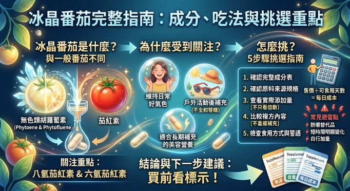 冰晶番茄是什麼？成分、吃法、挑選重點與常見問題完整指南